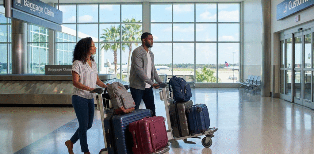 Luggage at Orlando International Airport (MCO)