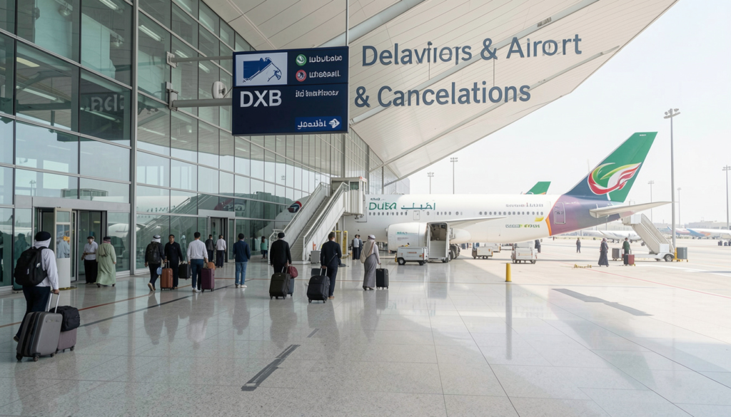 Dubai International Airport (DXB) Delays & Cancellations
